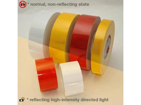 Oralite (Reflexite) 5900 Hip Prismatic-Grade Reflective Tape: 2 in. x 50 yds. (Red)