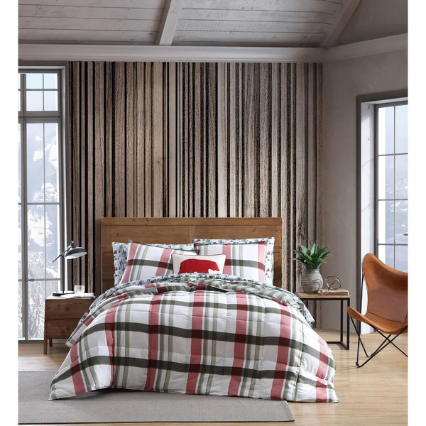 Eddie Bauer Stanton Plaid Comforter Set, Twin