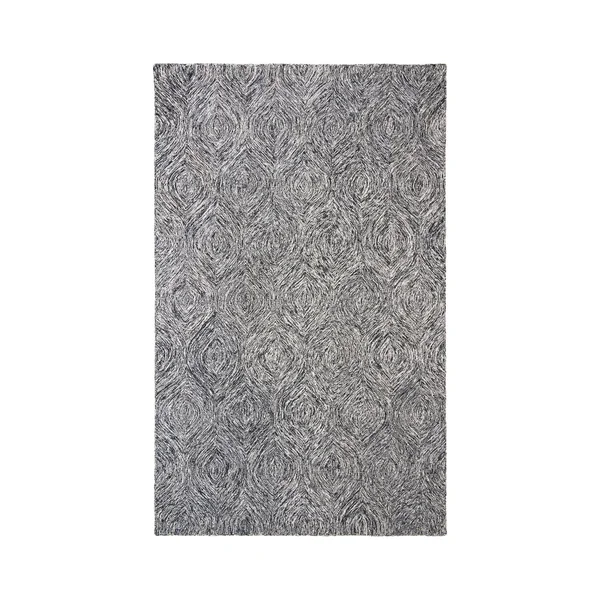 Safavieh Micro-Loop Rug Collection MLP615Z - Black, Ivory - 4& x 6&