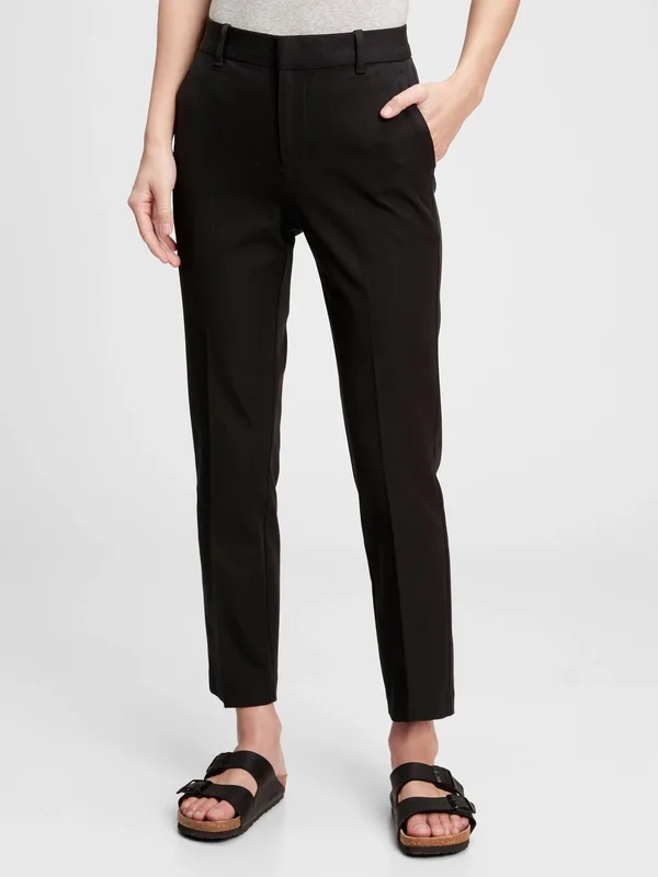 Gap Women's Slim Ankle Pants True Black Size 20