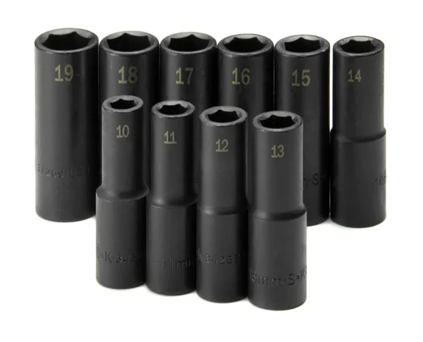 SK Hand Tool (4033) 10 Piece 1/2x22 Drive 6 Point Deep Metric Impact Socket Set