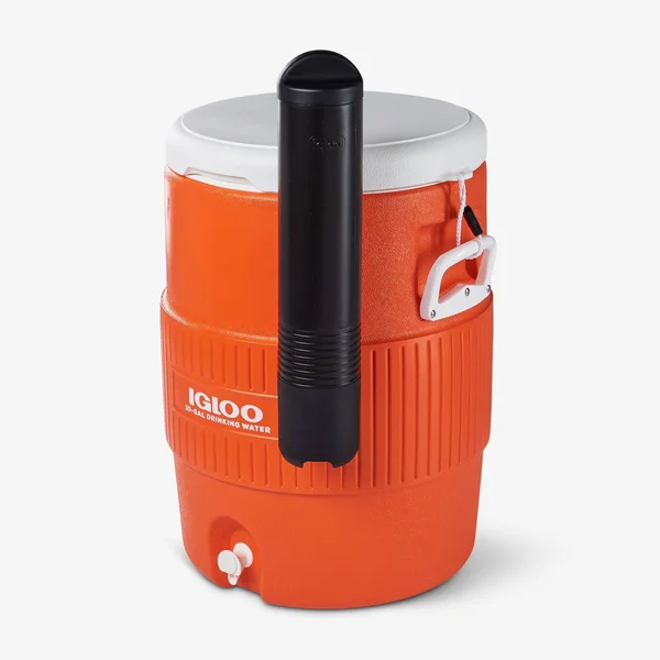Igloo 10 Gallon Seat Top-Cup Dispenser Orange