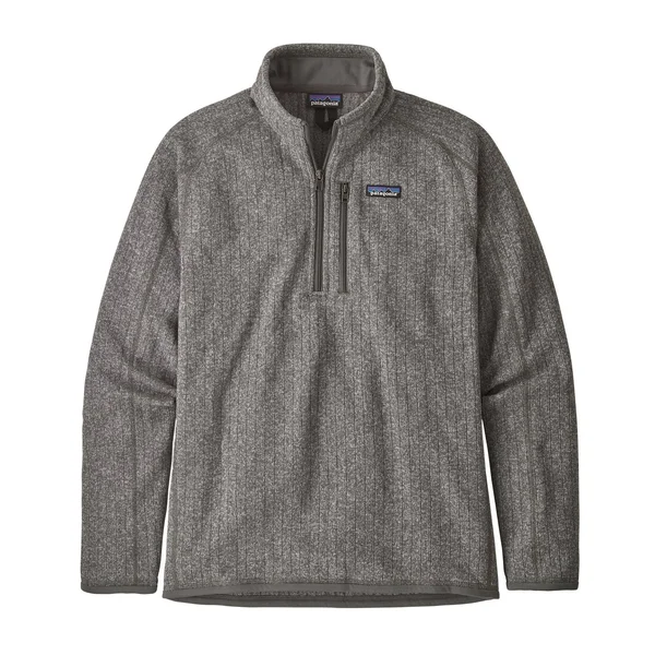 Patagonia Men's Better Sweater Rib Knit 1/4 Zip, Stonewash, XXL
