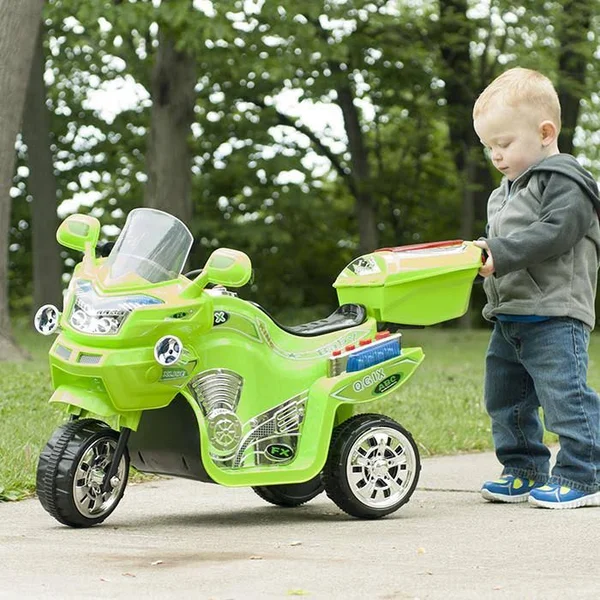 Lil& Rider 3 Wheel Battery Powered FX Sport Bike, Orange