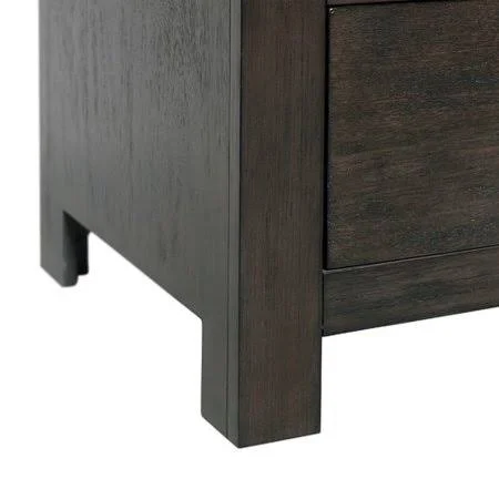 Gracie Oaks Mccorkle 5 Drawer Chest, Black