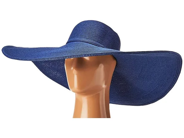 San Diego Hat Company Women's Ultrabraid XL Brim Hat Ubx2535, Blue