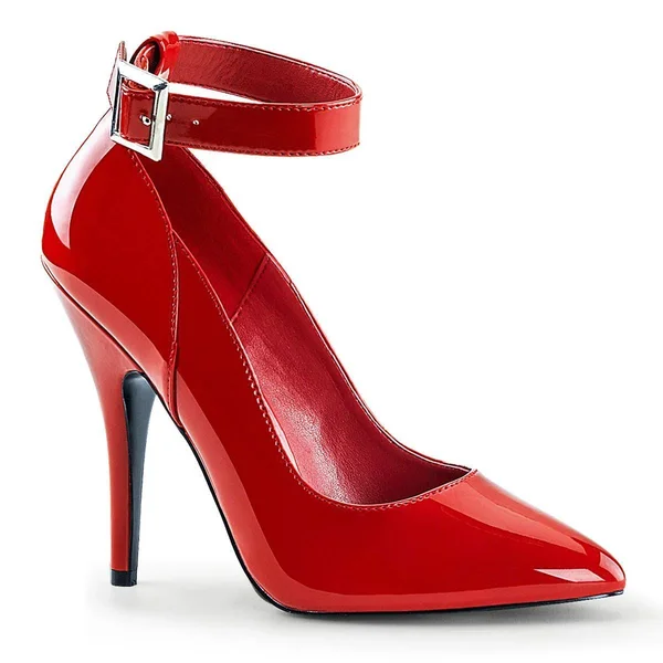 Pleaser - Seduce-431 14 - Red Patent
