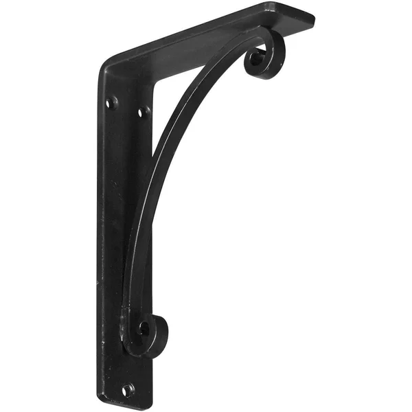 Legacy Wrought Iron Bracket Antiqued Bronze 1 1/2x22W x 7 1/2x22D x 10x22H - (Single Center Brace)
