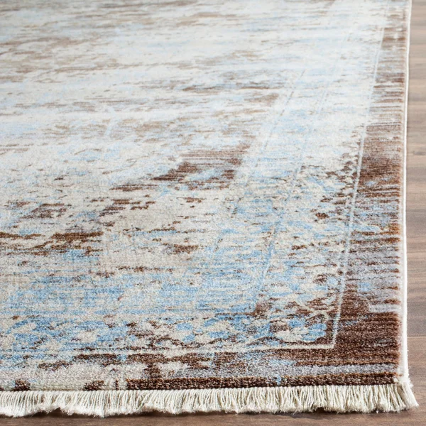 Safavieh Vintage Persian VTP417T 5&0x22 x 7&6x22 Brown, Light Blue Area Rug