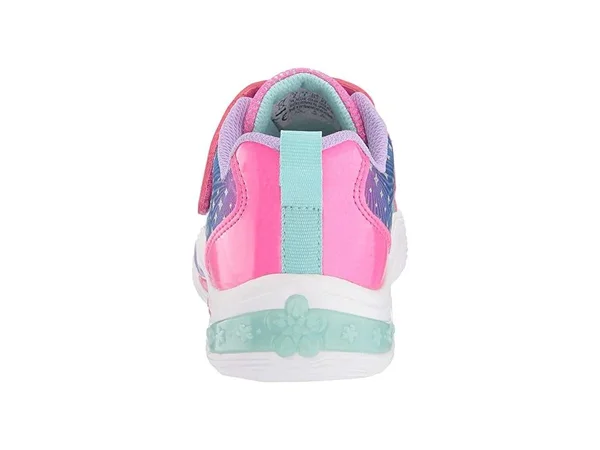 Skechers Girls& S Lights Power Petals Painted Daisy Sneaker