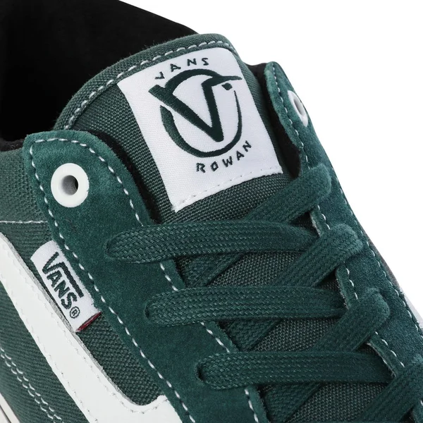 Vans Rowan Pro Skate Shoes - Pine/White 9.5
