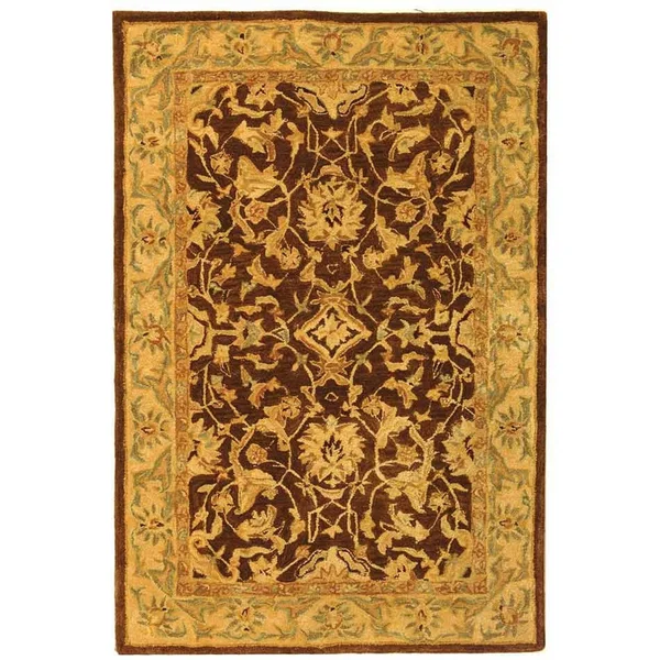 Safavieh Anatolia Brown/Tan Area Rug; Round 4&
