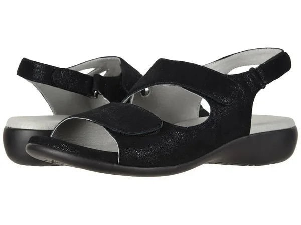 David Tate Women's Lilly Walking Sandal, Size: 9.5, Black Cosmo