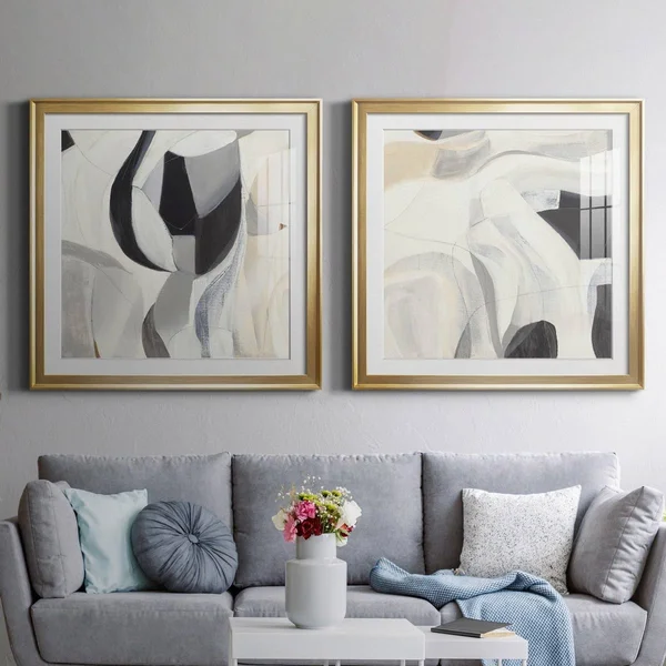 The SEARCH-Premium Giclee Print - Ready to Hang - Gold - 20x20
