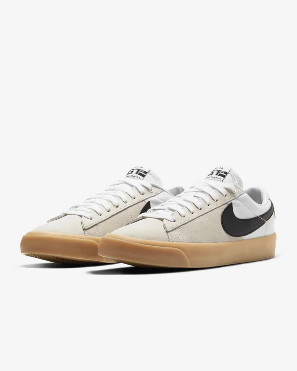 Nike SB Zoom Blazer Low Pro GT Shoes - White/Black/White/White - 11.5