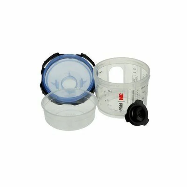3M 26114 PPS Series 2.0 Spray Cup System Kit - Mini (6.8 fl oz, 200 mL) 200 Micron Filter