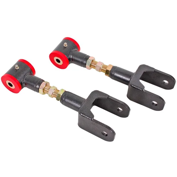 BMR Suspension UTCA040H Upper Control Arms Polyurethane Bushings On-Car Adjustable Black Ford Mustang 79-04