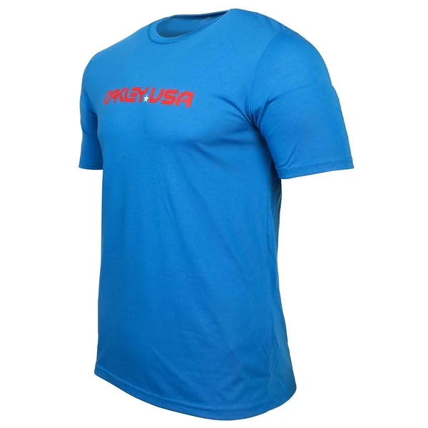 Oakley Men's USA Star Tee Matrix Blue - XL by Proozy