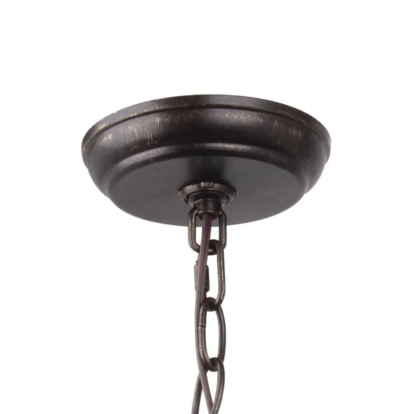 Crystorama Broche 4 Light English Bronze & Antique Gold Sphere Mini Chandelier - 504-EB-GA