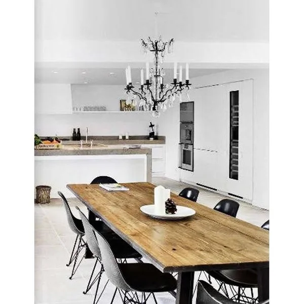 2xhome Set of 2 Modern Color Seat Height Dsw Molded Armless Plastic Dining Room Chairs Black Wire Eiffel Dowel Legs - Yellow