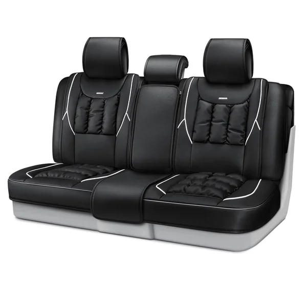 Rixxu SC-BLK01-LUX-2ND - Primo Series 2nd Row Black Seat Cover