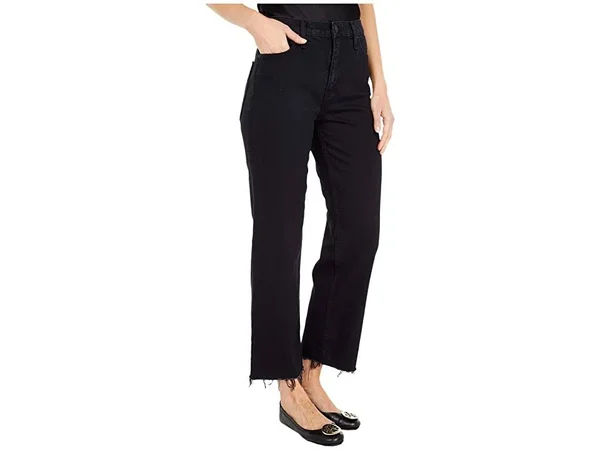 Hudson Remi High-Rise Crop Straight Jeans - Worn in, Women's, 29
