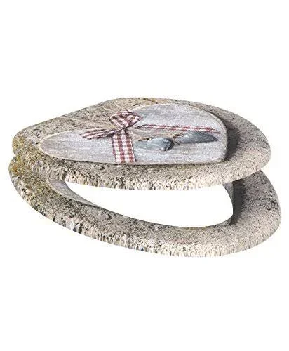 Sanilo Elongated Toilet Seat - Wide Choice of Slow Close Toilet Seats, Molded Woo