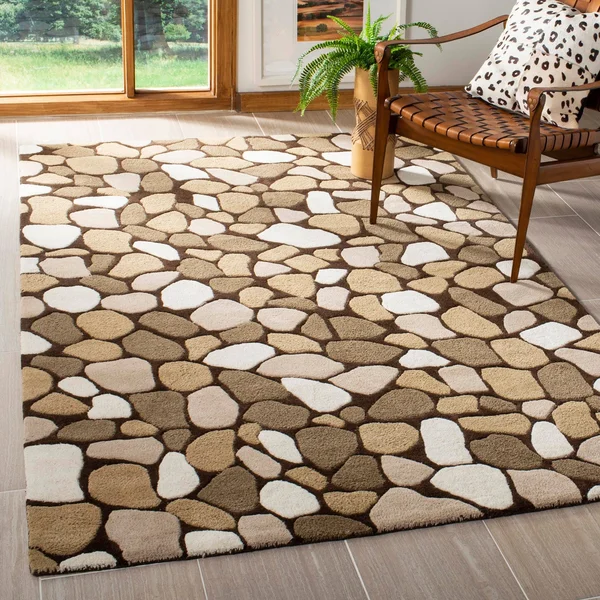 Safavieh Soho SOH814A 3&6x22 x 5&6x22 Dark Brown - Multi Area Rug