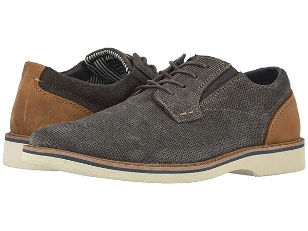 Nunn Bush Barklay Plain Toe Oxford 11 Men's Grey