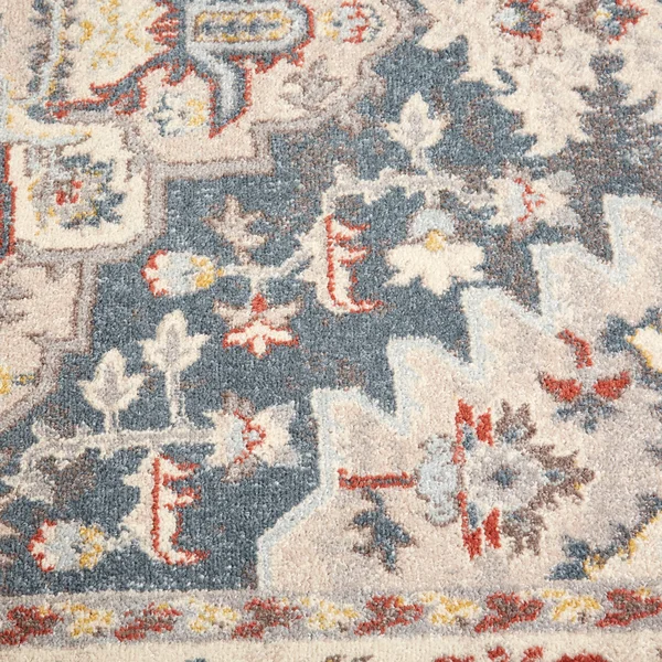 Home Dynamix Venice Loreta Area Rug (7&10x22x10&2x22 - Ivory/Blue)
