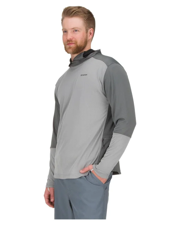 Simms Solarflex Plus Hoody L, Granite