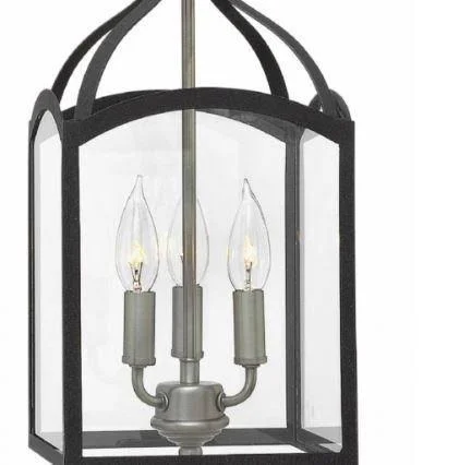Hinkley Lighting 3413DZ Clarendon Foyer Pendant Light - Aged Zinc