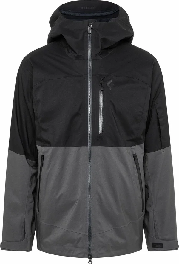 Black Diamond Men's BoundaryLine Mapped Jacket - Small - Black, Carbon