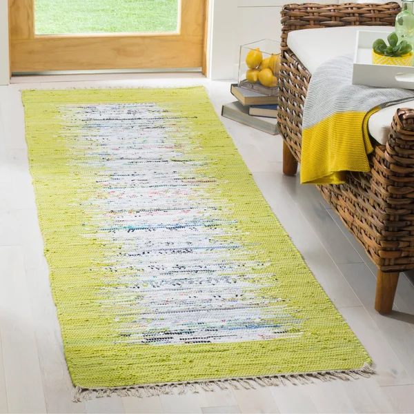 Safavieh Montauk MTK711G 2&3x22 x 9&0x22 Runner Ivory, Grey Area Rug