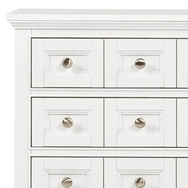 Magnussen Kentwood 3 Drawer Nightstand, White