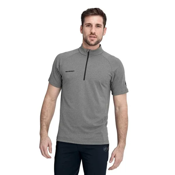 Mammut T-Shirt for Male Aegility Half Zip Grey XXL