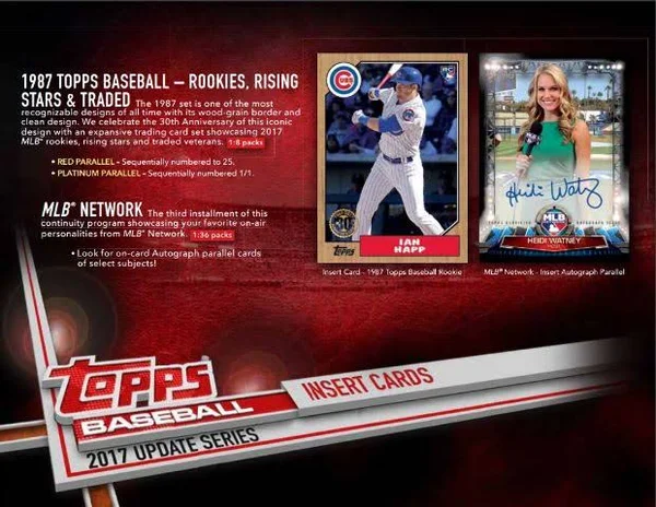 2017 Topps Update Series Baseball Hobby Jumbo Pack