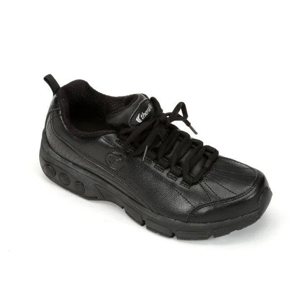 Therafit Women's Kathy Sneaker - Size: 10, Black Leather