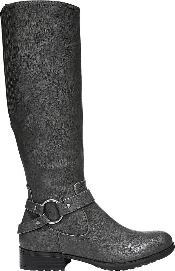 LifeStride Women's X-Felicity Riding Boot - Dark Grey Synthetic