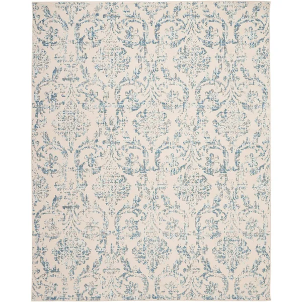 Nourison Jubilant JUB09 Area Rug, Ivory Blue, 7& x 10&