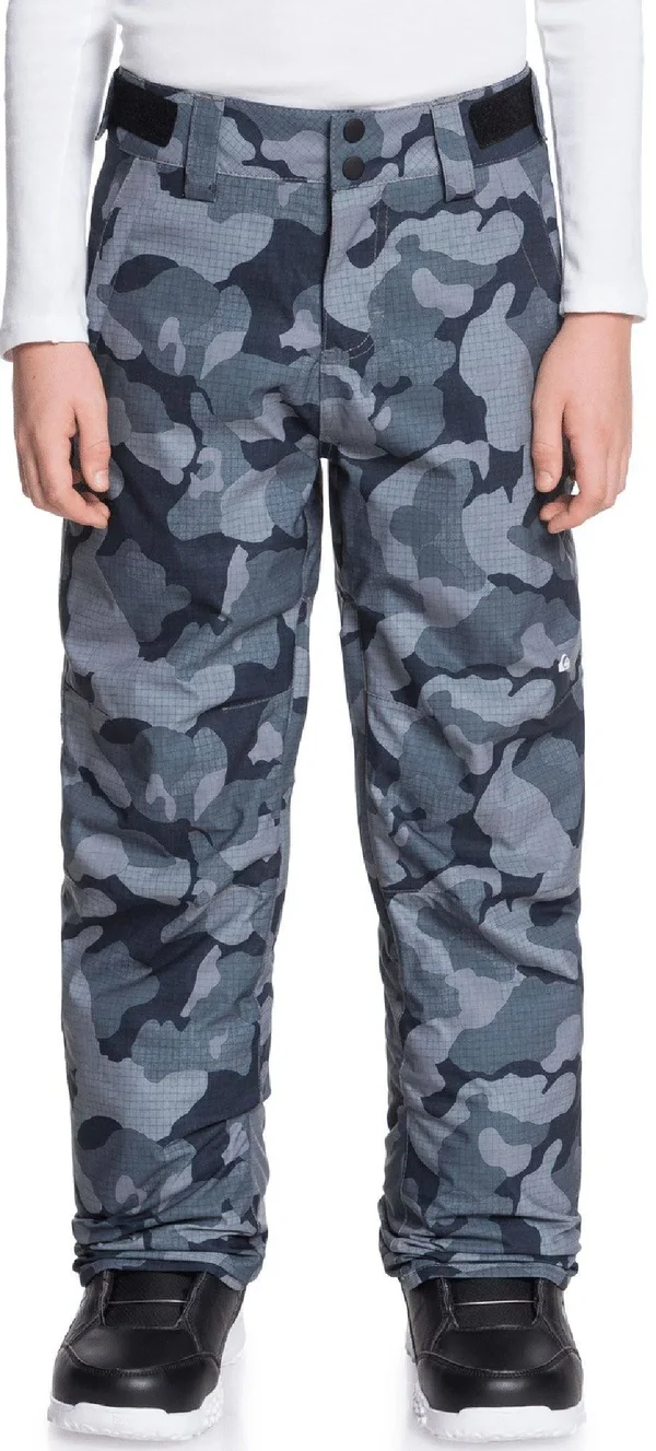 Quiksilver Estate Snow Pants - Boys - M/12, True Black Wichita (KVJ1)
