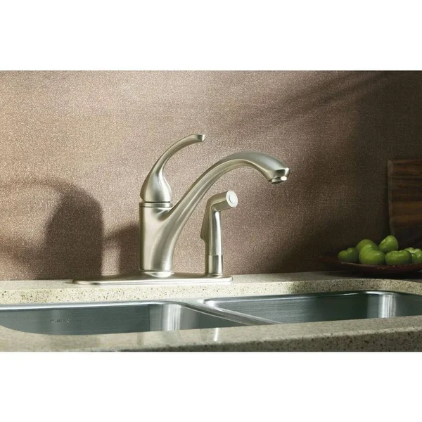 Kohler K-10413-BN Forte Kitchen Faucet Vibrant Brushed Nickel