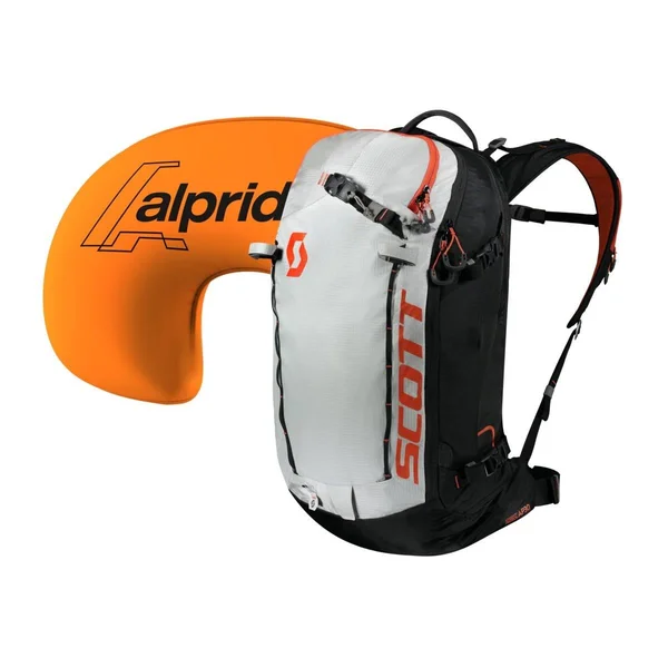 Scott Patrol E1 30 Black - Tangerine AIRBAG Backpack