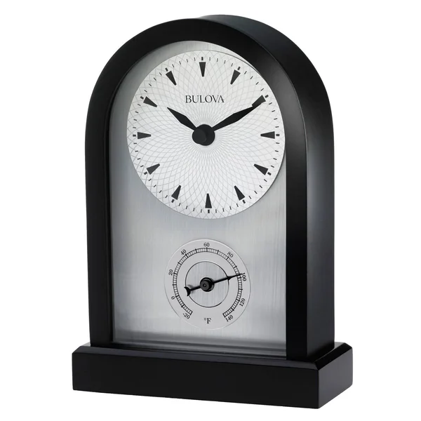 Bulova Madison Desk Clock Black