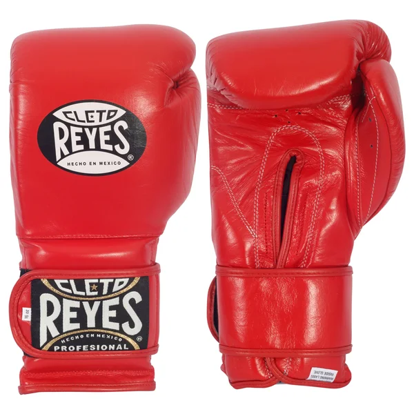 Cleto Reyes Hook & Loop Training Gloves - Red, 18 oz