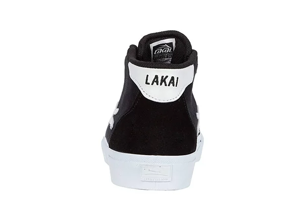 Lakai Flaco II Mid Skate Shoes - Black Suede 7