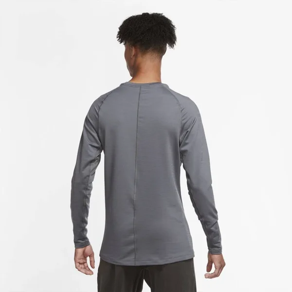 Nike Pro Warm Men's Long-Sleeve Top in Grey - Size: S Tall, CU6740-068
