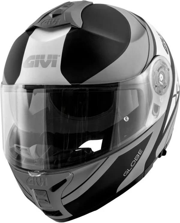 Givi X.21 Challenger Globe Helmet - black-grey-silver, Size Xs