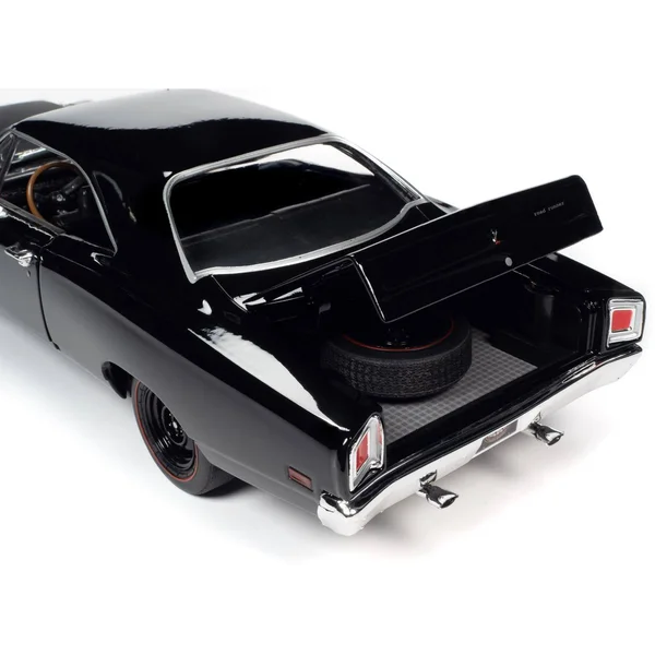1969/5 Plymouth Road Runner Hardtop Black Velvet with Matt Black Hood Muscle Car