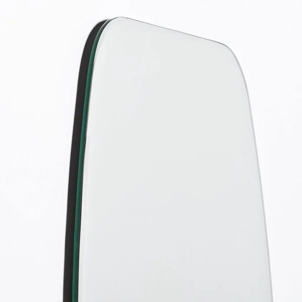 Decor Wonderland Sydney Mini 22 in. x 28 in. Oval Beveled Frameless Bathroom Vanity Mirror with Dual Mounting Brackets - Silver